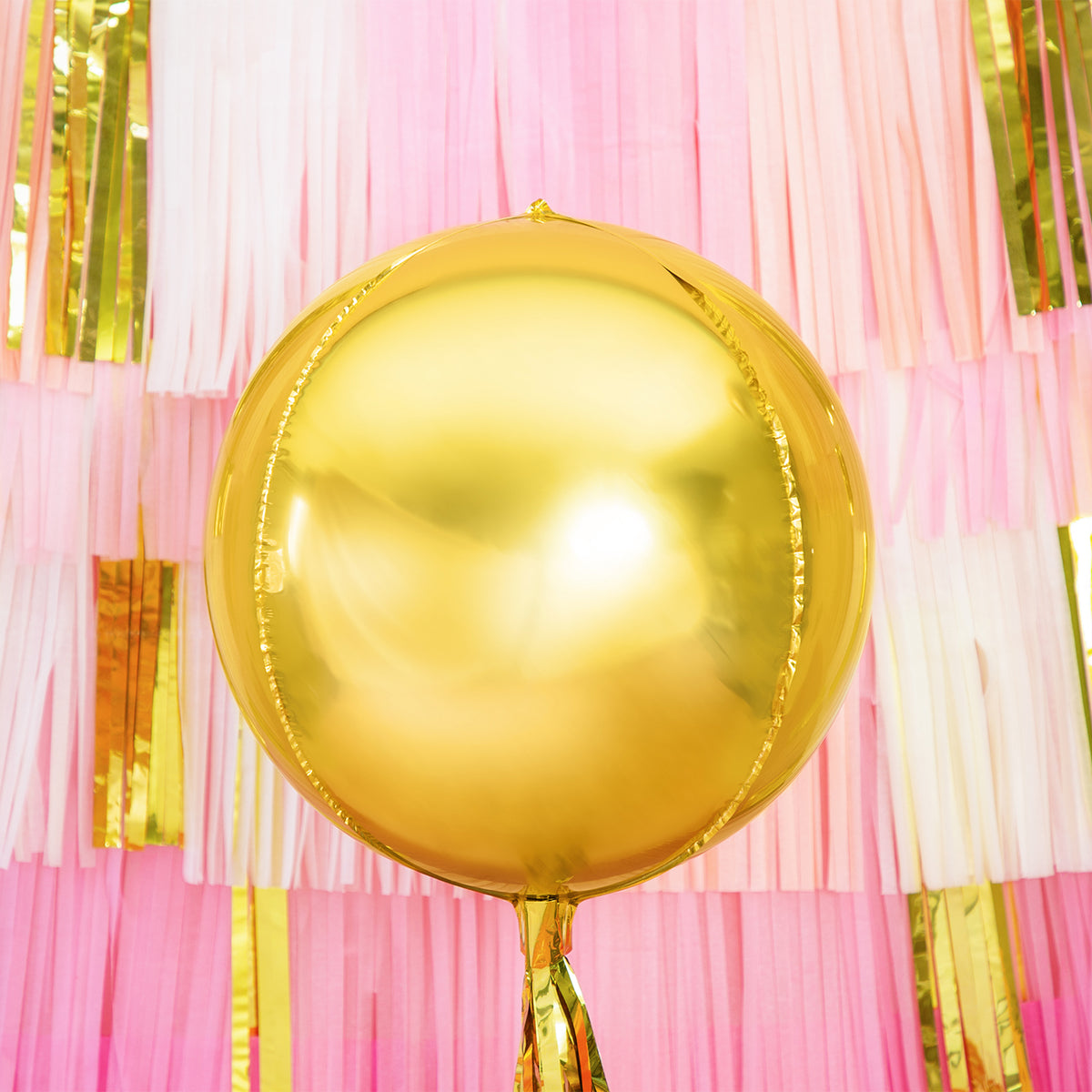 Globo De Aluminio Dorado Para Cumpleaños - 40 Cm, Rellenable Con Helio O Aire, Reutilizable
