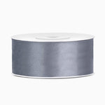 Gray 25mm satin tape