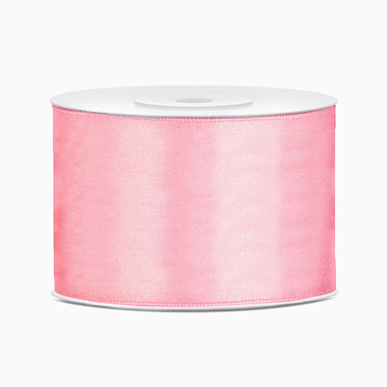 SATTIN TAX 50mm/25m Pastel pink