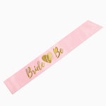 Fabric band 'bride to be' bachelorette party pink