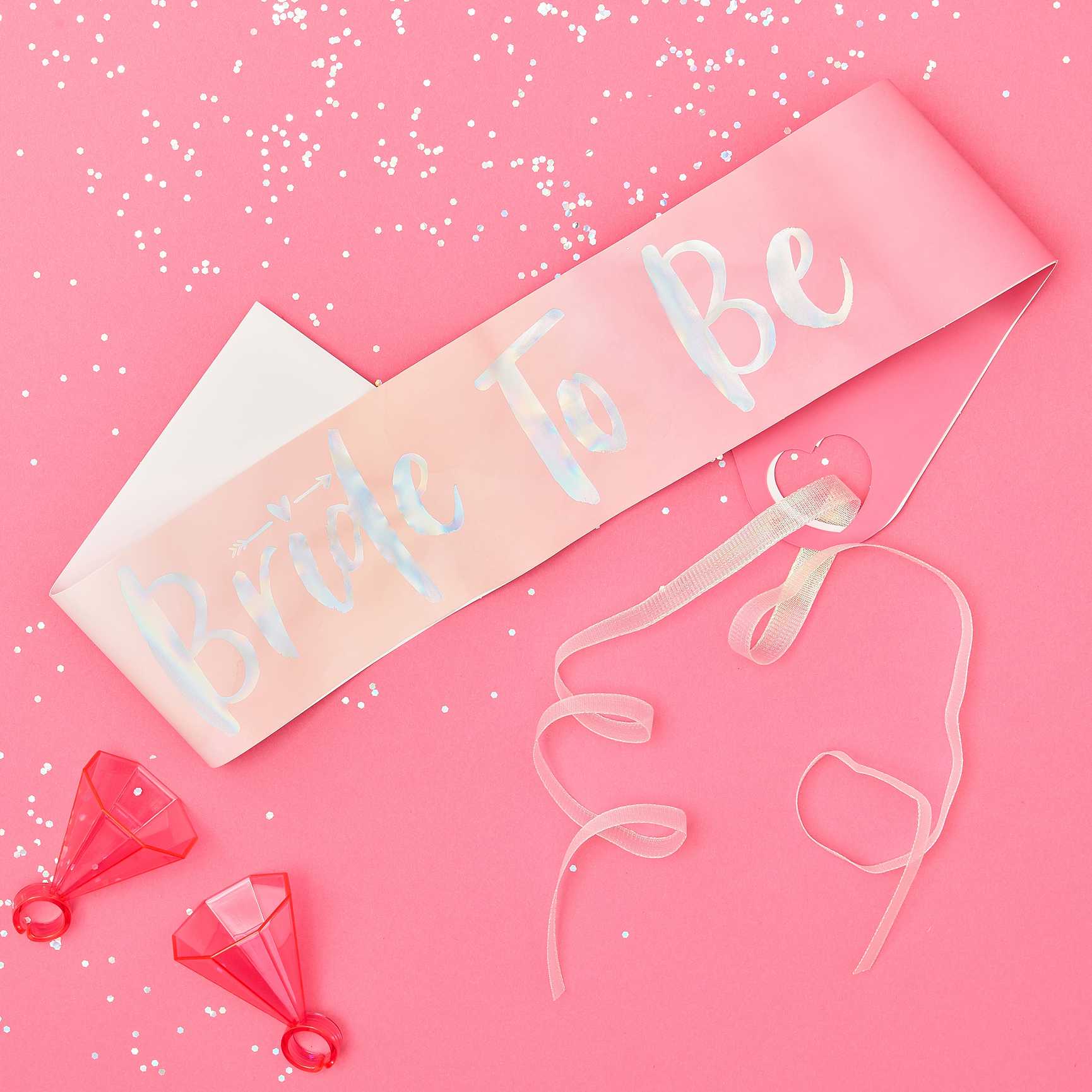Bride Band "Bride to Be!" Pink
