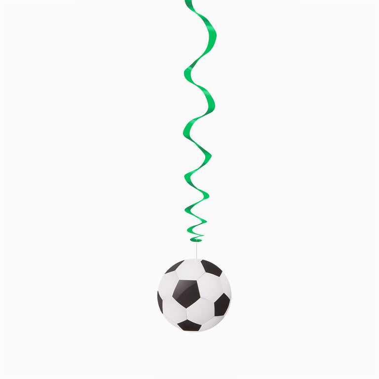 Spirale décorative de football