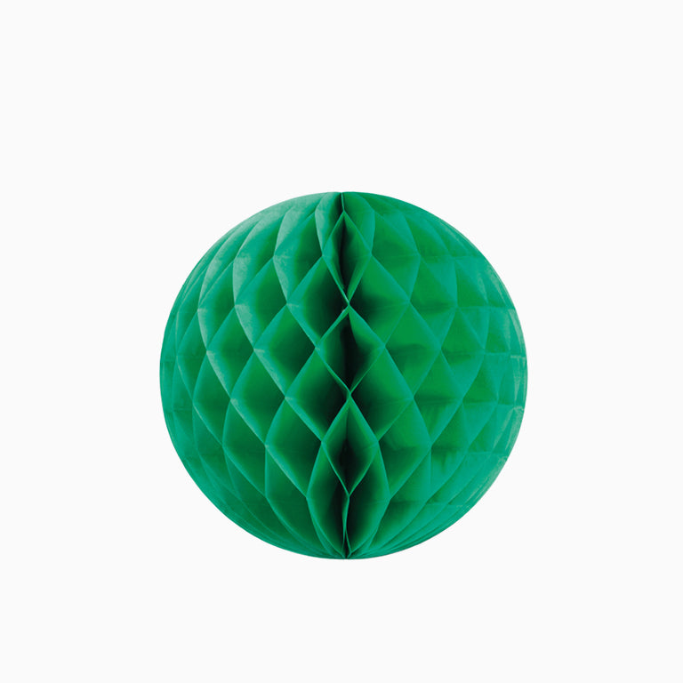 Green paper Honeycomb ball