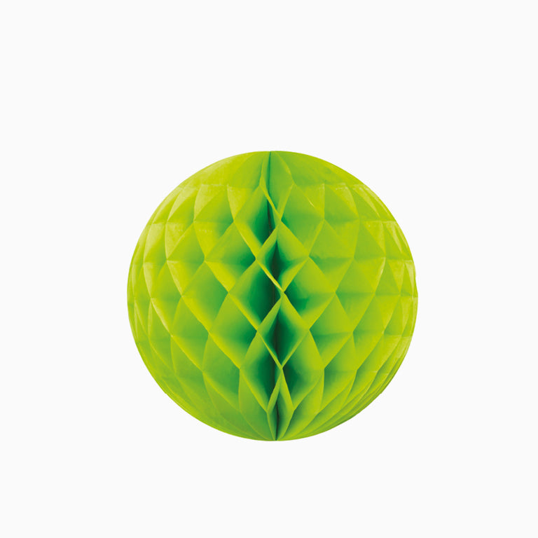 Honeycomb Ball Lima Green Paper