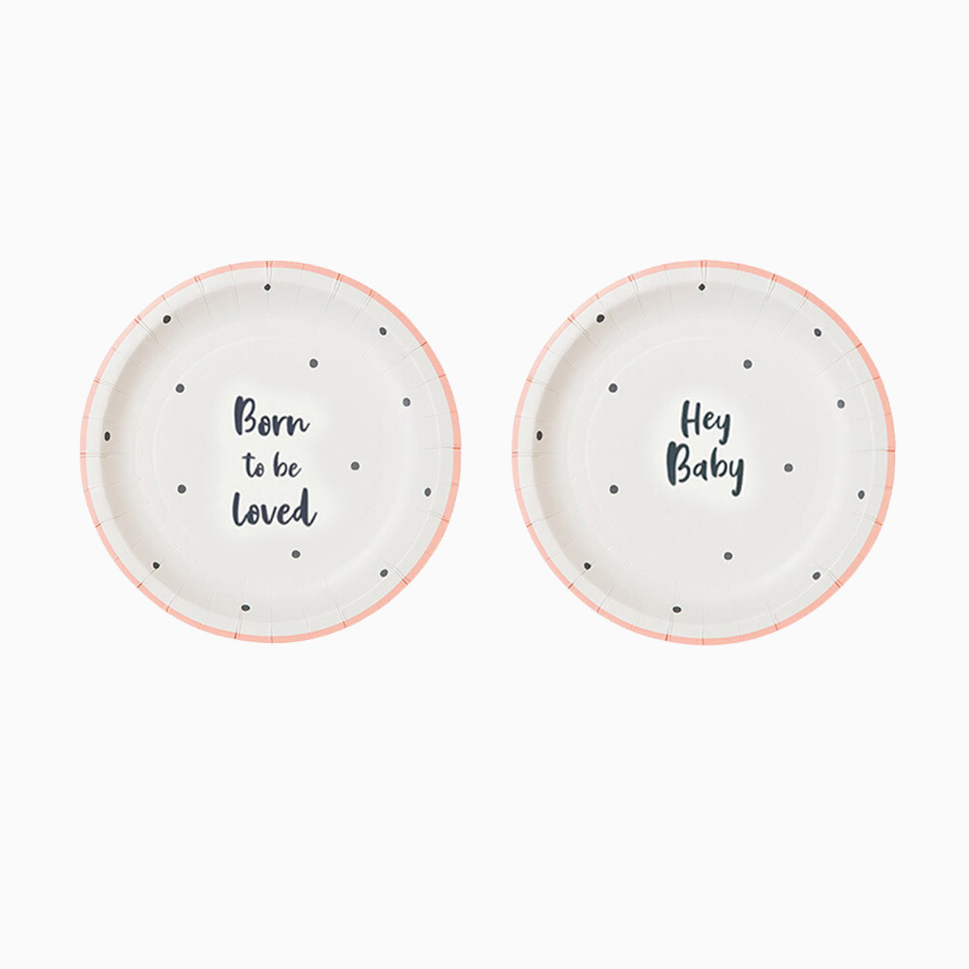 Dishes "Born to Be loved" & "Hey Baby" Rosa
