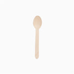 Wood teaspoon 14 cm