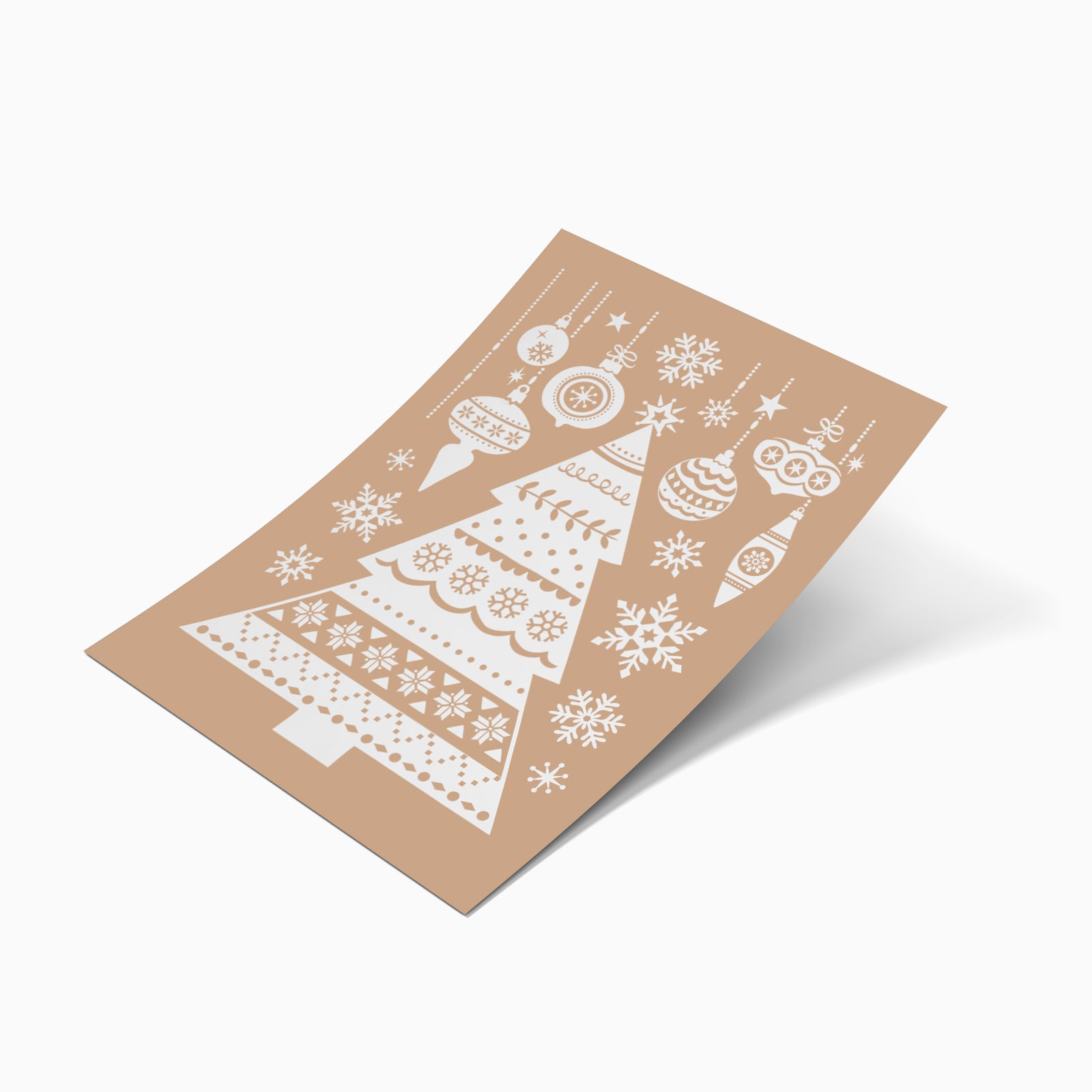Christmas and ball decorative stickers