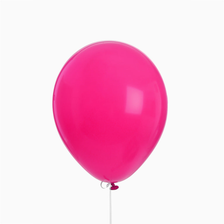 Pink latex matte balloon