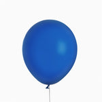 Dunkelblauer Latex Mattballon