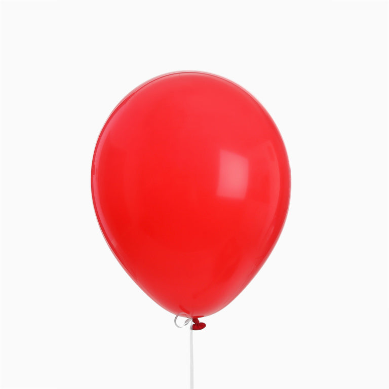 Red latex matte balloon