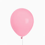 Pink latex matte balloon