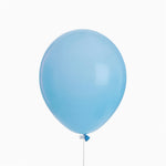 Pastellblau Latex Mattballon