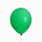 Ballon mate en latex vert