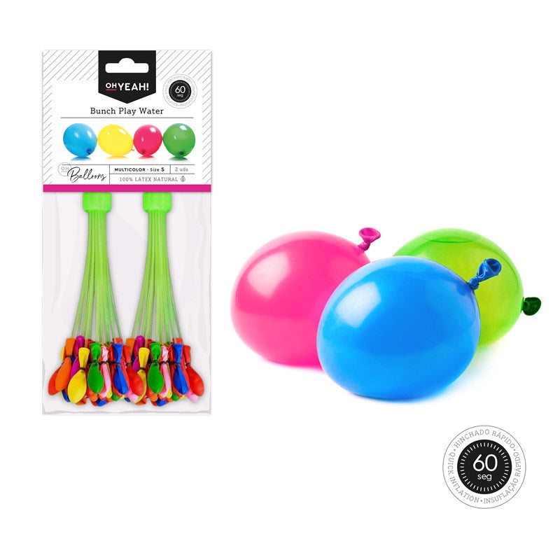 Water balloons with 2 dispensers