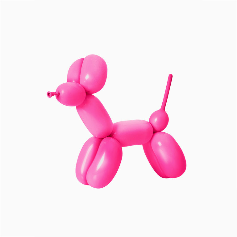 Pink moldable balloon / pack 15 units