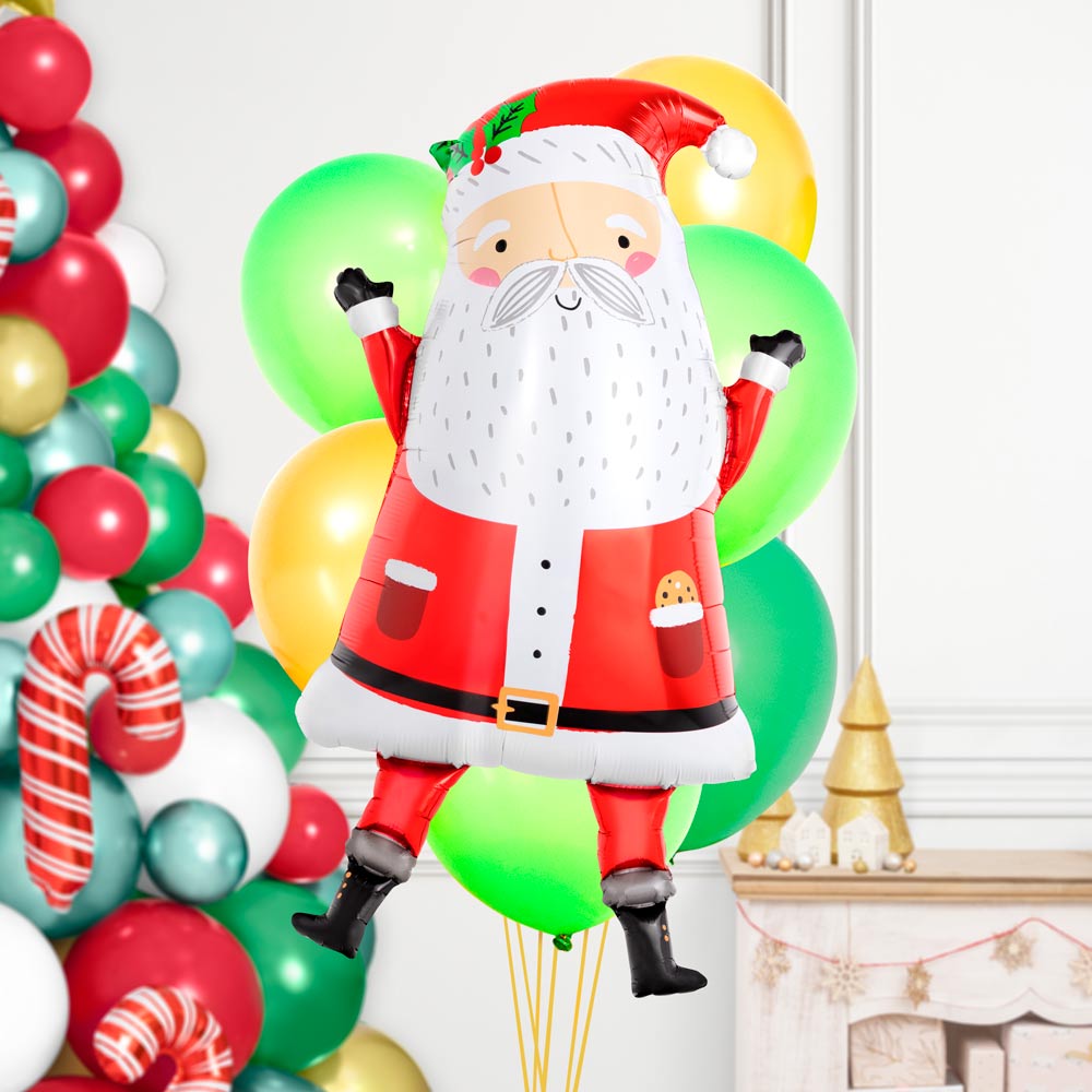 Palloncino foil natalizio Babbo Natale