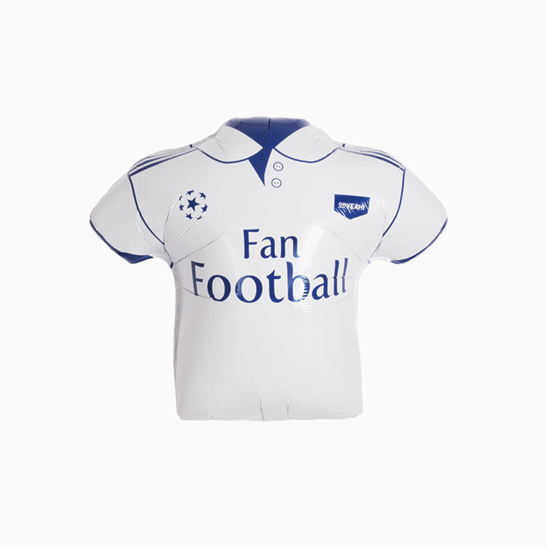 Globo Camiseta Fútbol Blanco