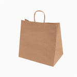 Sac kraft 25 x 16 x 27 cm poignée bouclée