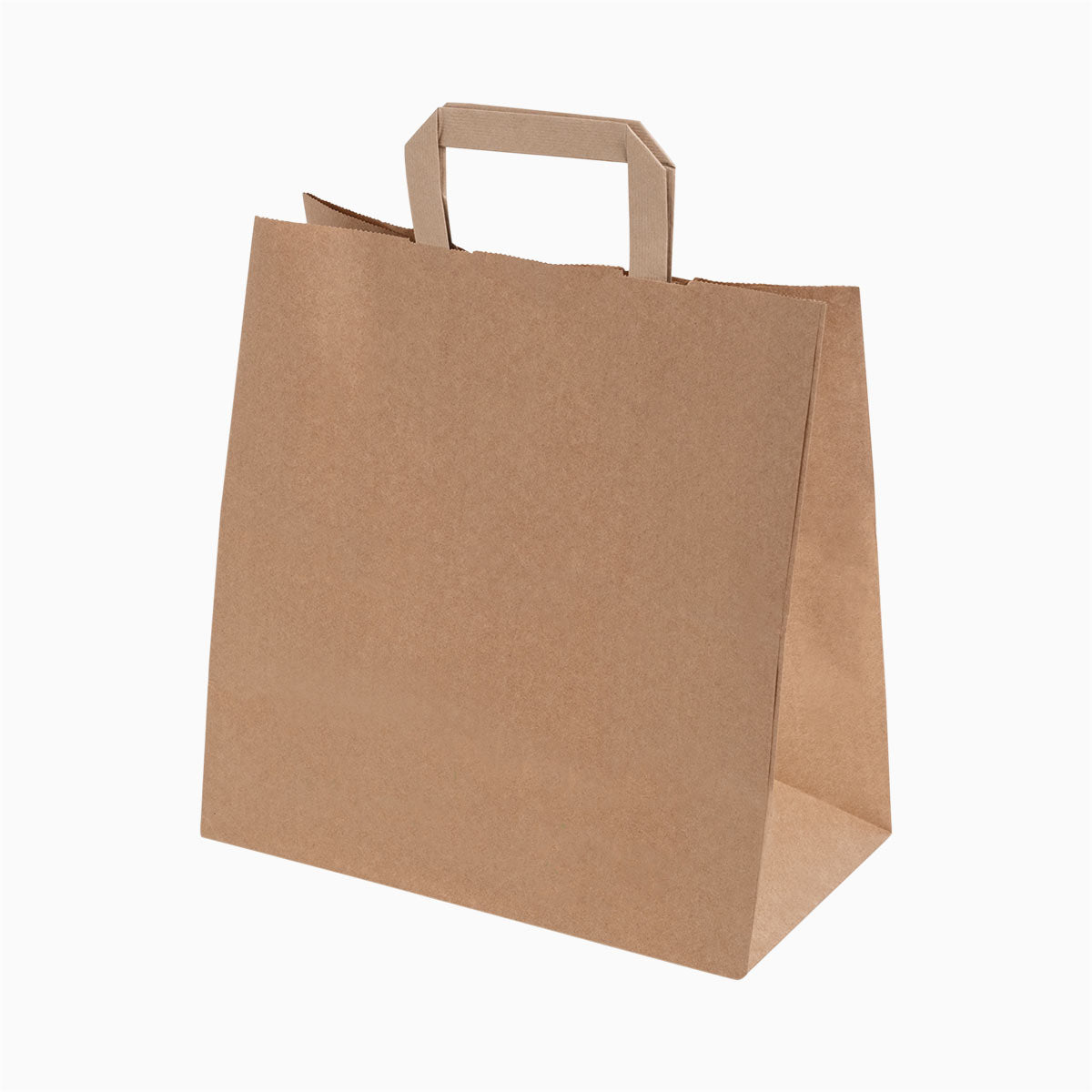 Kraft paper bag flat