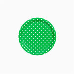 Runde einfache Platten Monddessert Ø 18 cm Grün
