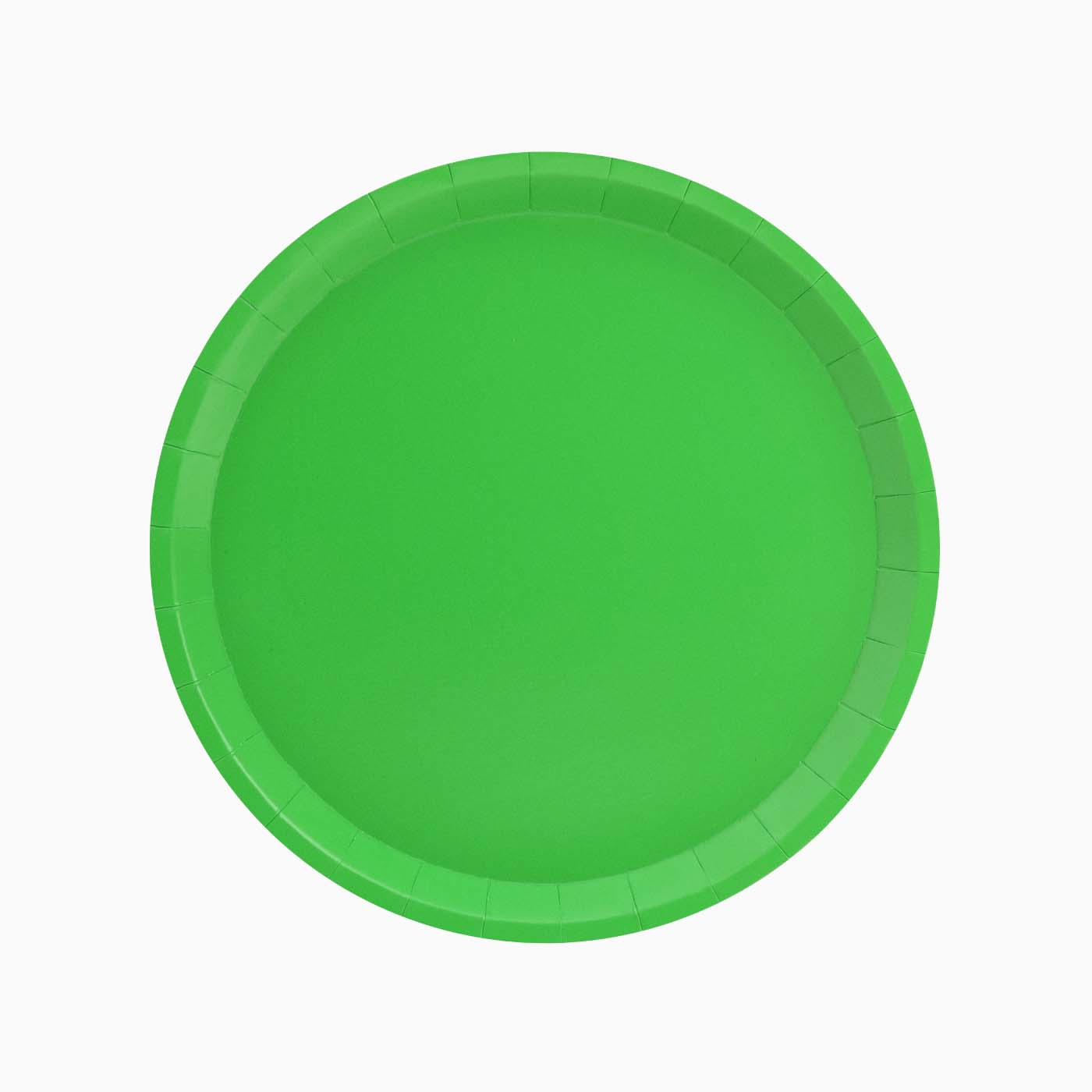 Biodegradable round flat plate