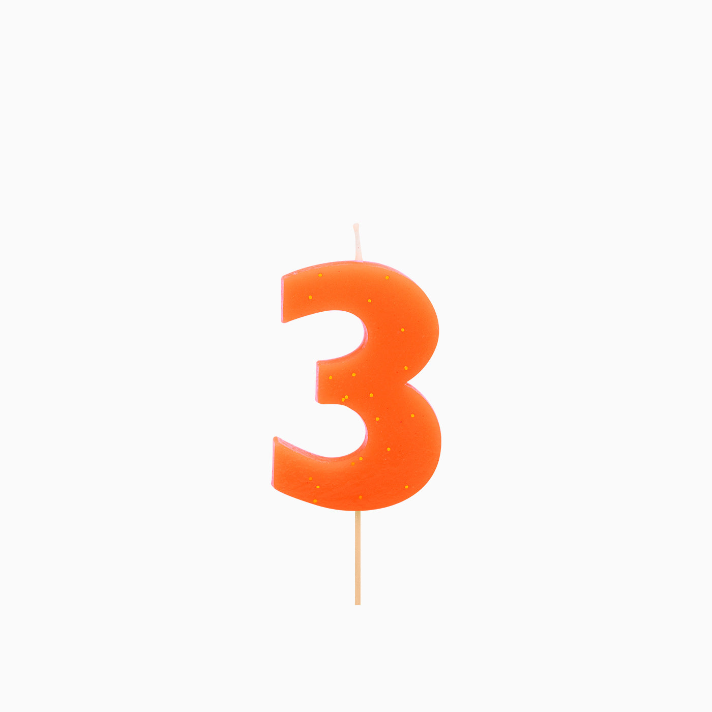 Flll Numéro de 7,5 cm orange