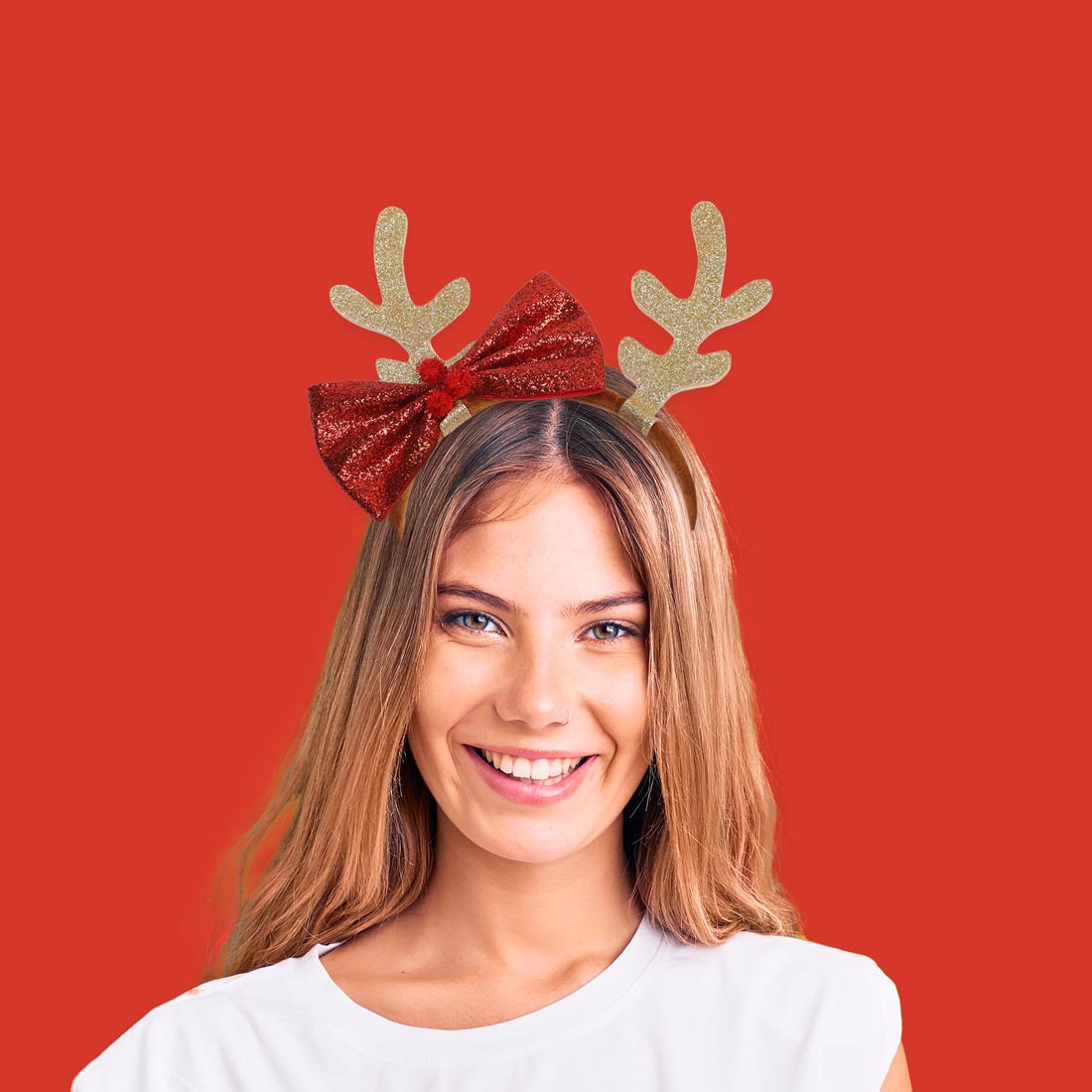 Christmas headband with loop