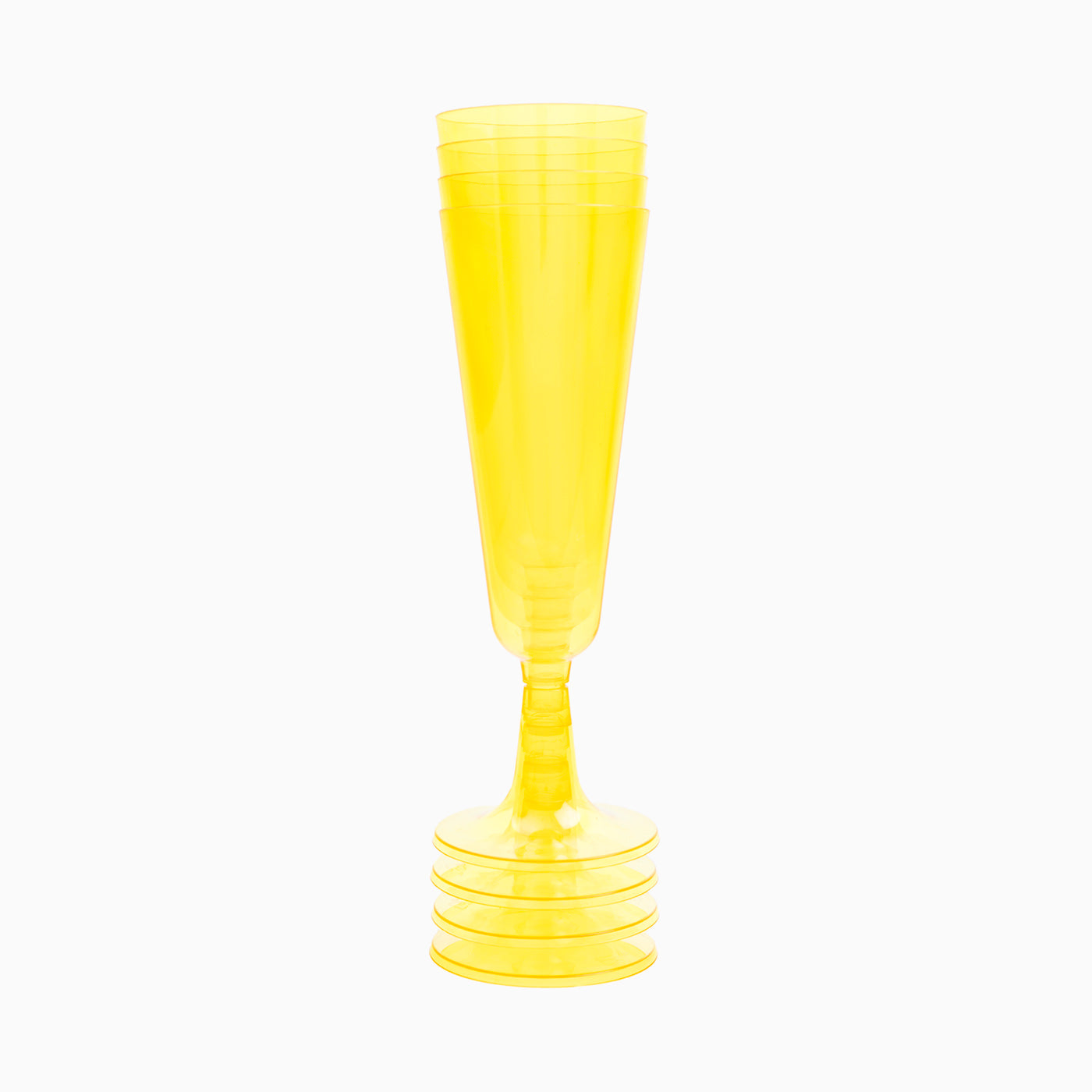 Copa Cava Plástico 150 cc Amarillo