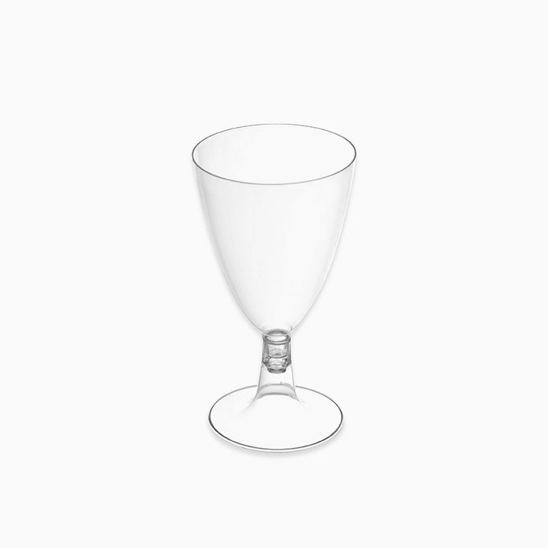 Wasserbecher/transparenter Wein