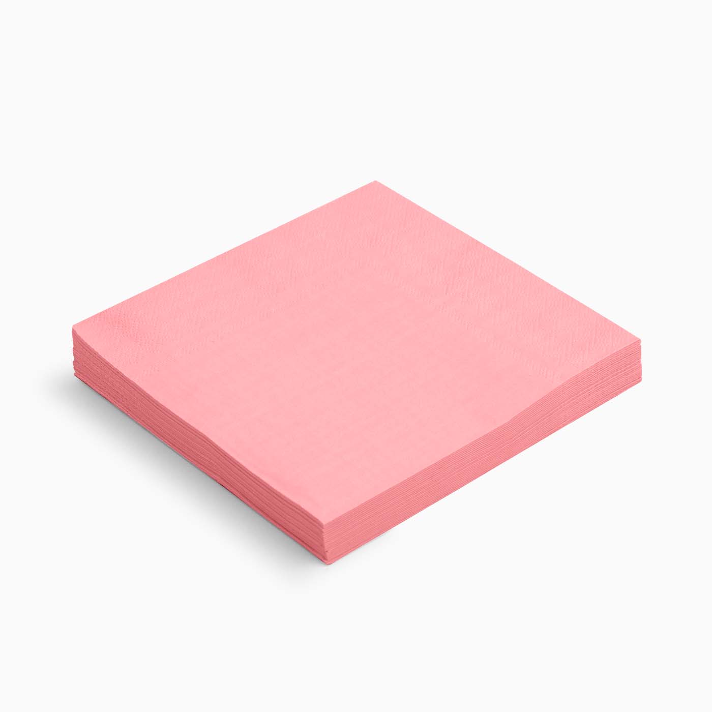 Guardanapos de papel rosa pastel