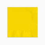 Guardanapos de papel fluorina amarelos