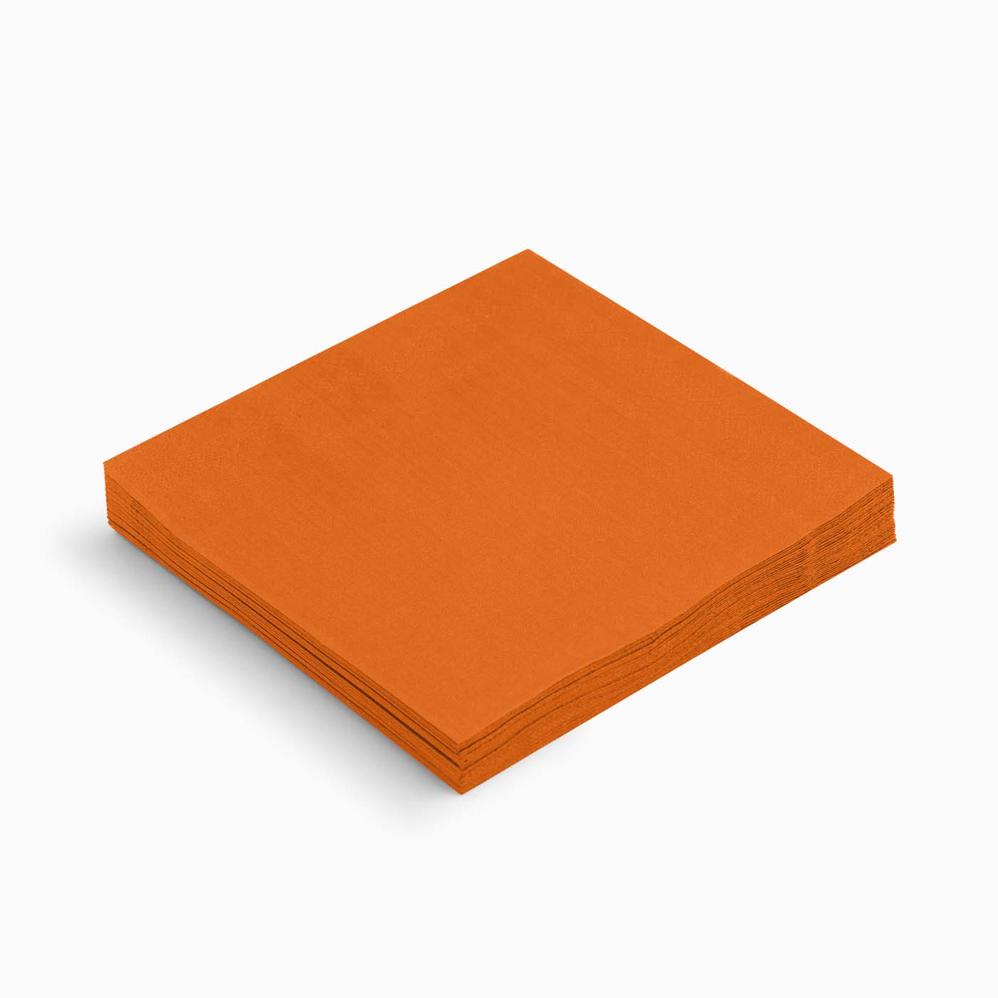 Serviettes en papier à fluor orange