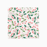 Christmas paper napkins 33x33 cm Natural design acebo