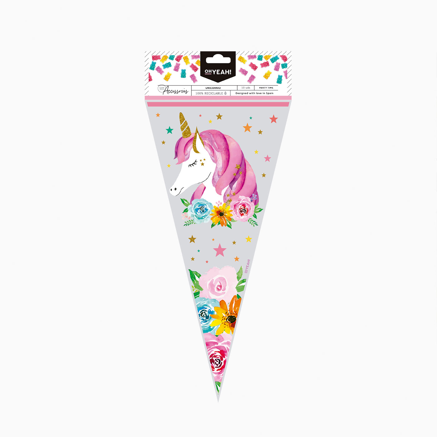 Sacchetti di caramelle unicorno / Confezione da 10 unità – Oh Yeah! by  Partylosophy