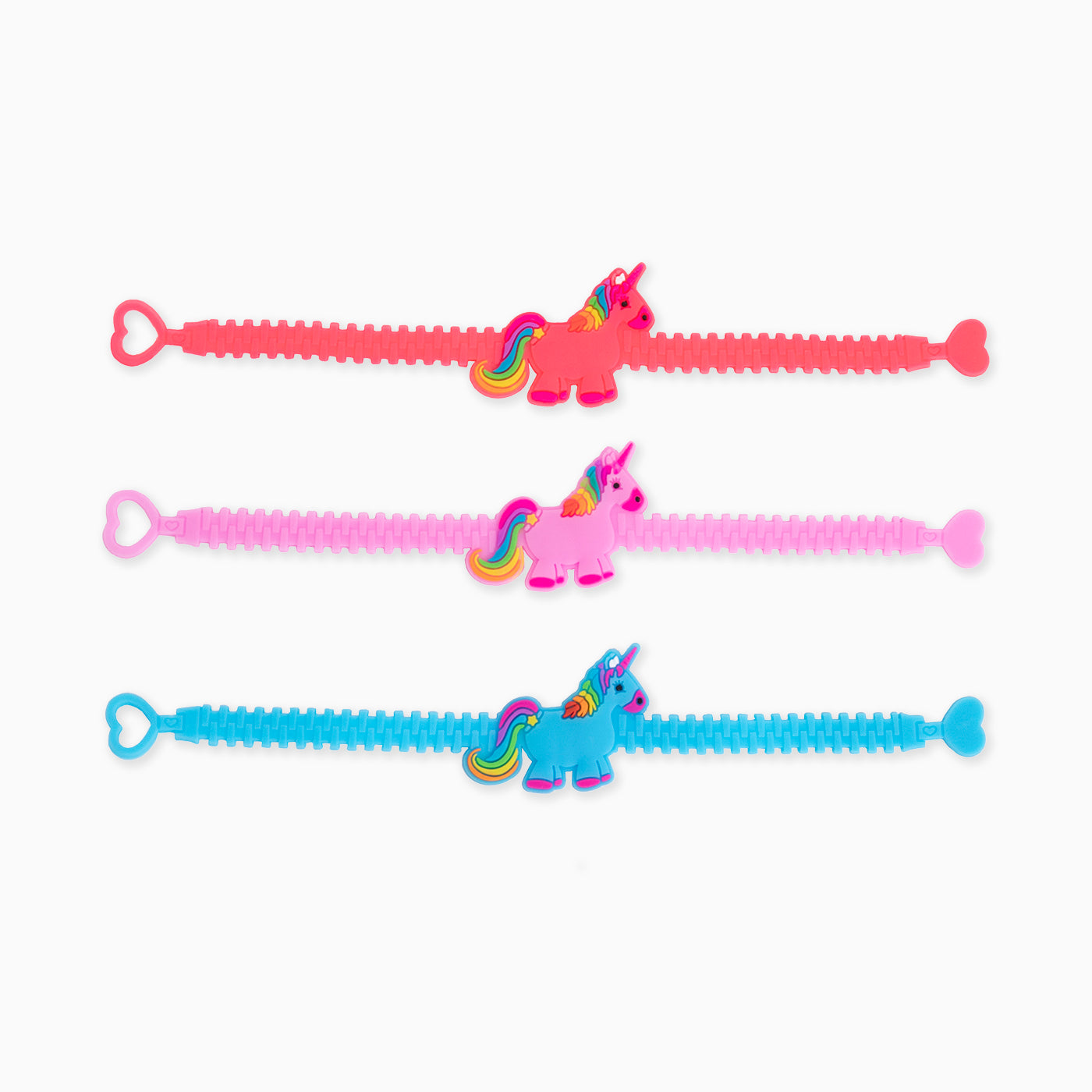 Set toys piñata unicorn bracelet / pack 3 units