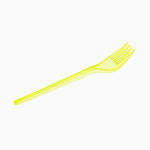 Yellow 16.5 cm fluorine fork