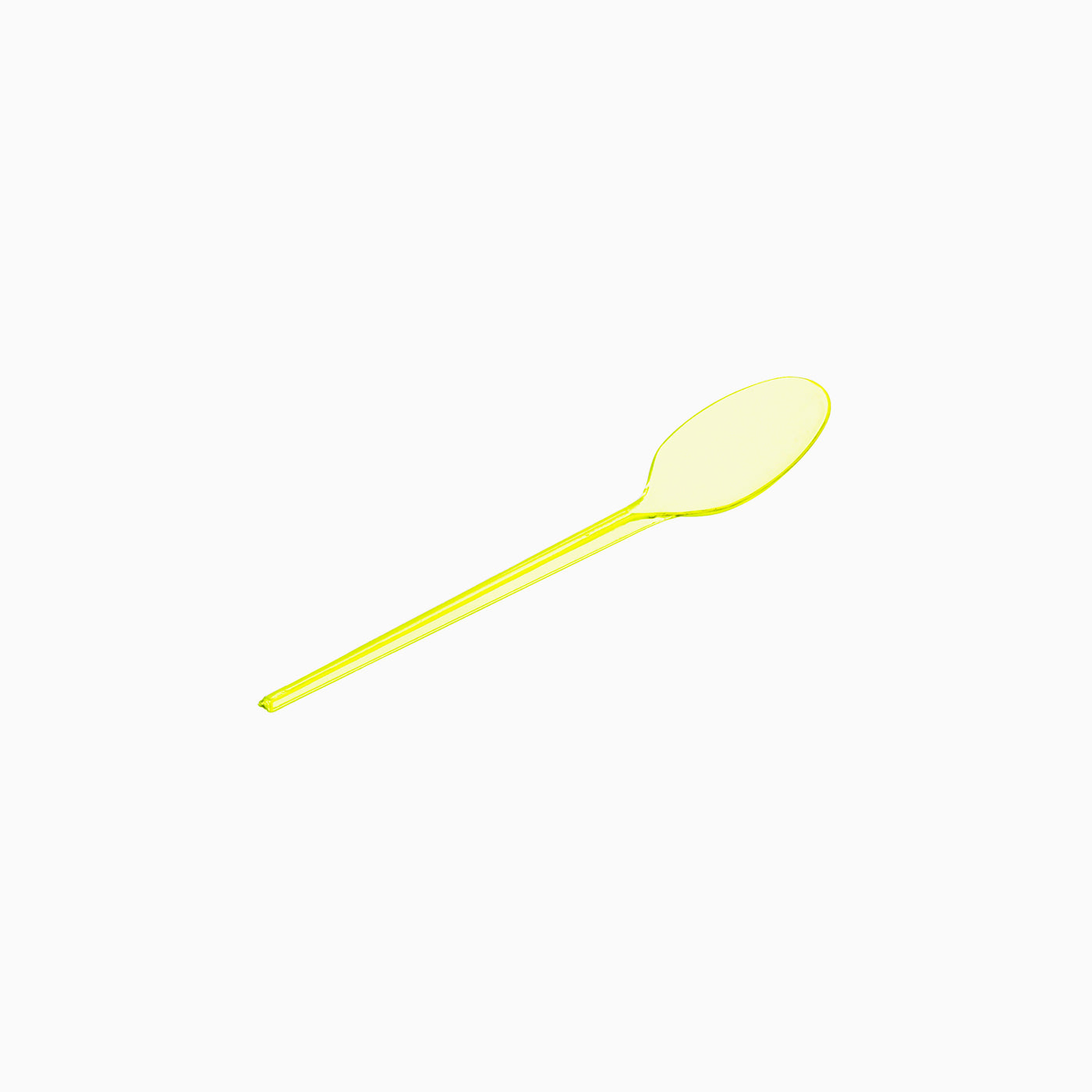Lascia in plastica in gesso fluoro 12,5 cm giallo