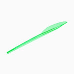 Coltello in plastica a fluoro 16,5 cm verde