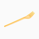 Fluorine plastic fork 16.5 cm orange