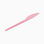 Reusable plastic knife 16.5 cm pastel