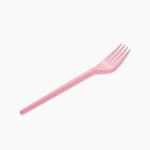 Reusable plastic fork 16.5 cm pastel