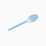 Dessert di plastica riutilizzabile da 12,5 cm blu blu