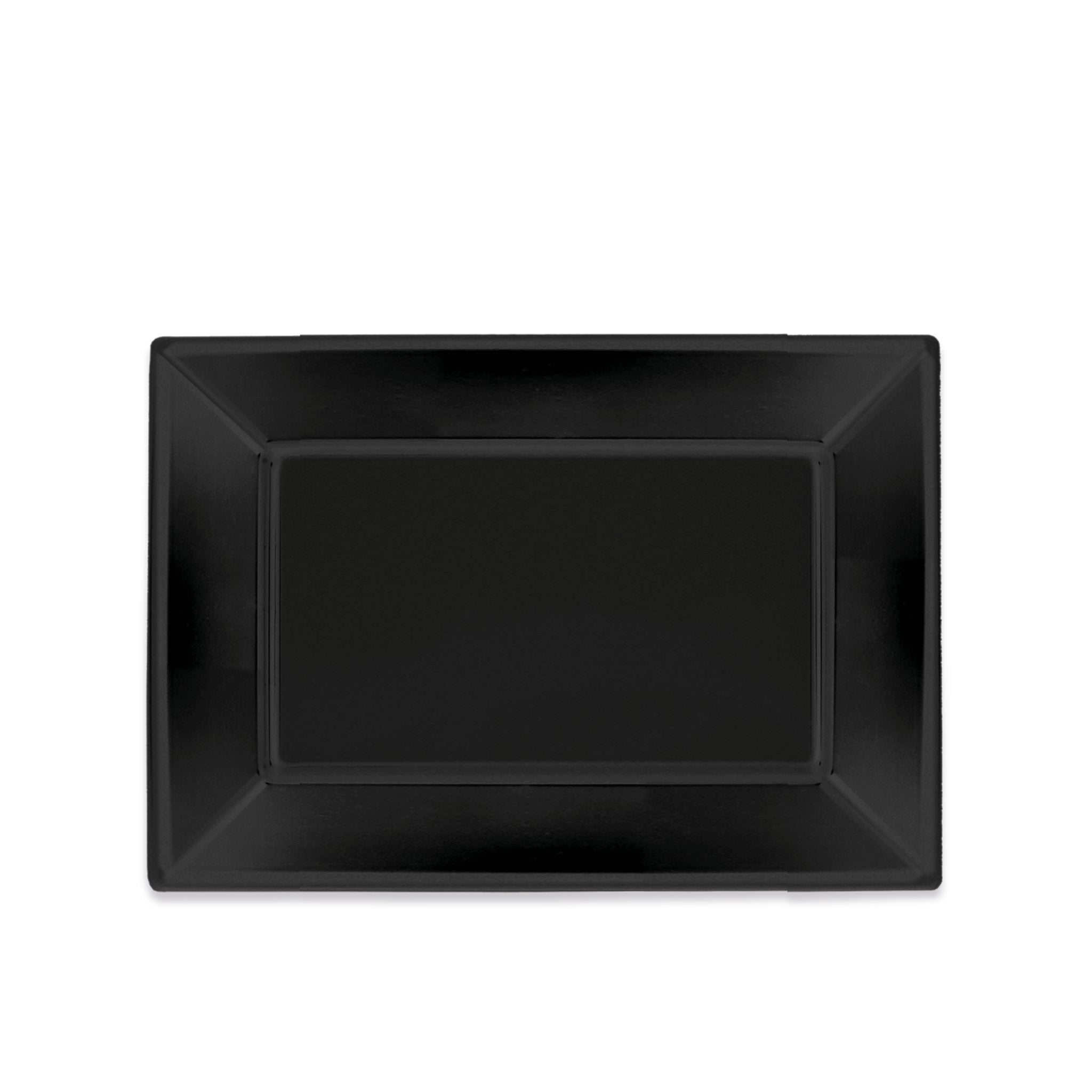 Rectangular tray 33 x 22.5 cm black