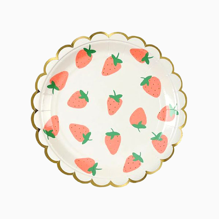 Strawberry dessert dishes