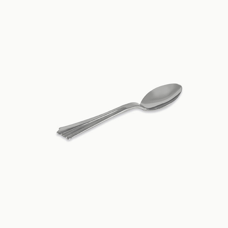 Metallic teaspoon