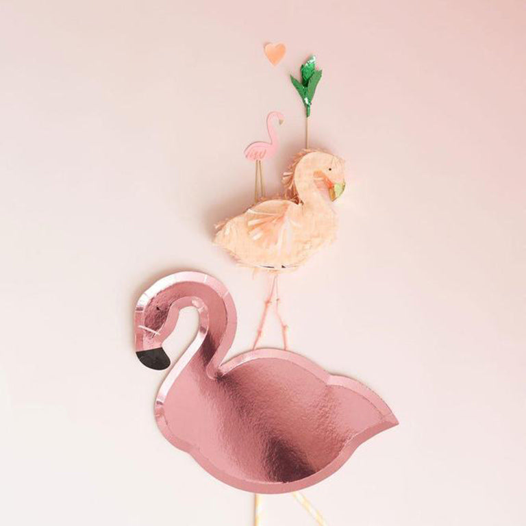 Placa de papelão 27 x 20 cm flamingo