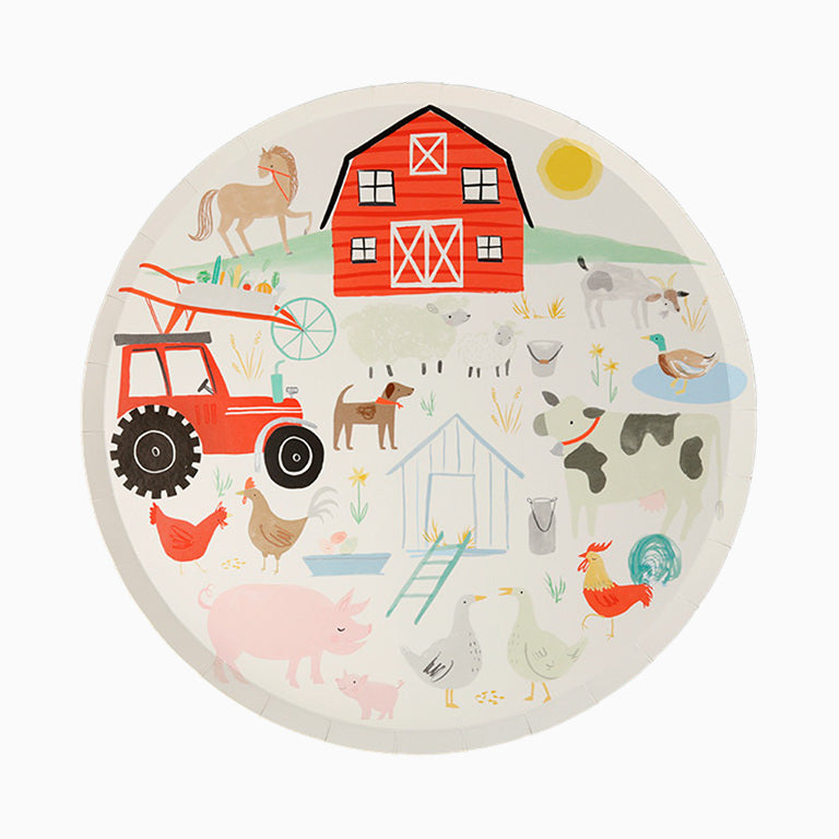 Dishes on the farm / pack 8 units