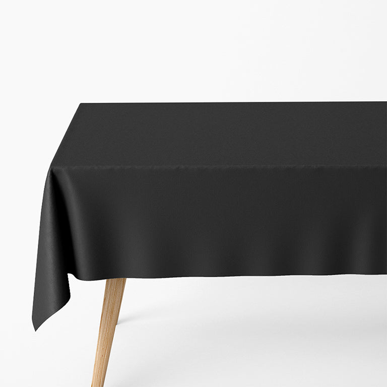 Waterproof tablecloth 1.20 x 5 m black