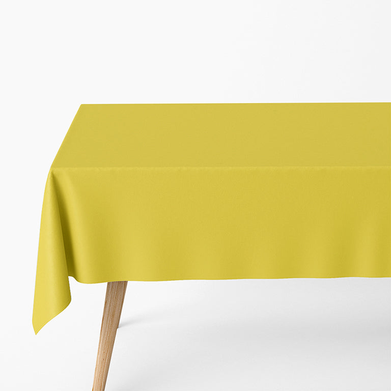 Waterproof tablecloth 1.20 x 5 m yellow