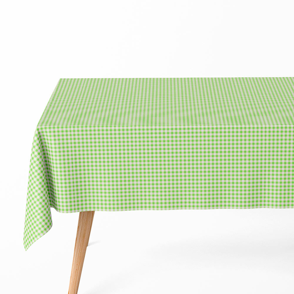 Vichy tablecloth Roll 1.20 x 5 m Green Lima
